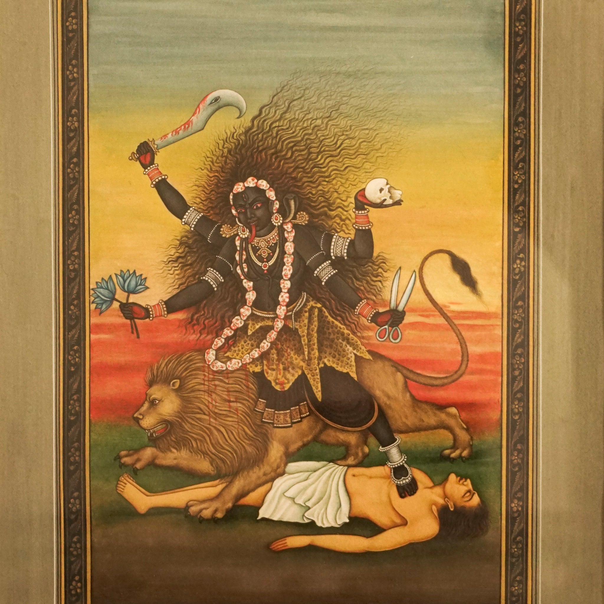 Kali- calendar style of art