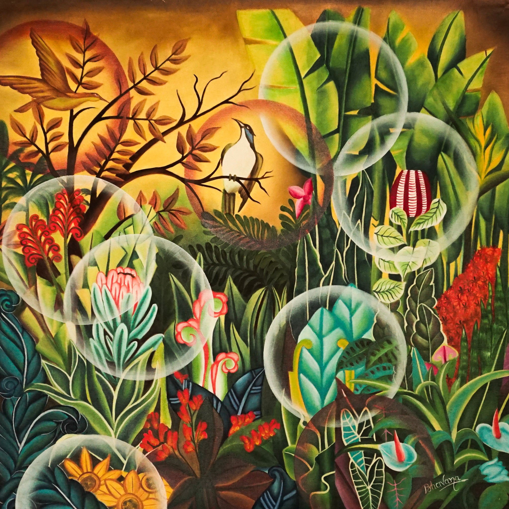 Nature-Inspired Abstract Painting