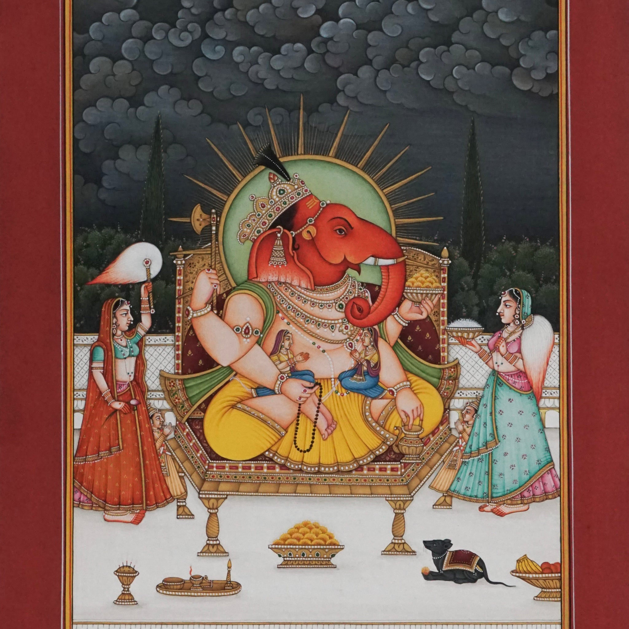 Ganeshji With Riddhi Siddhi