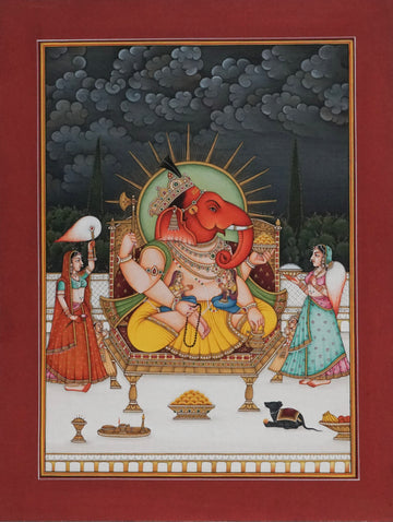 Ganeshji With Riddhi Siddhi