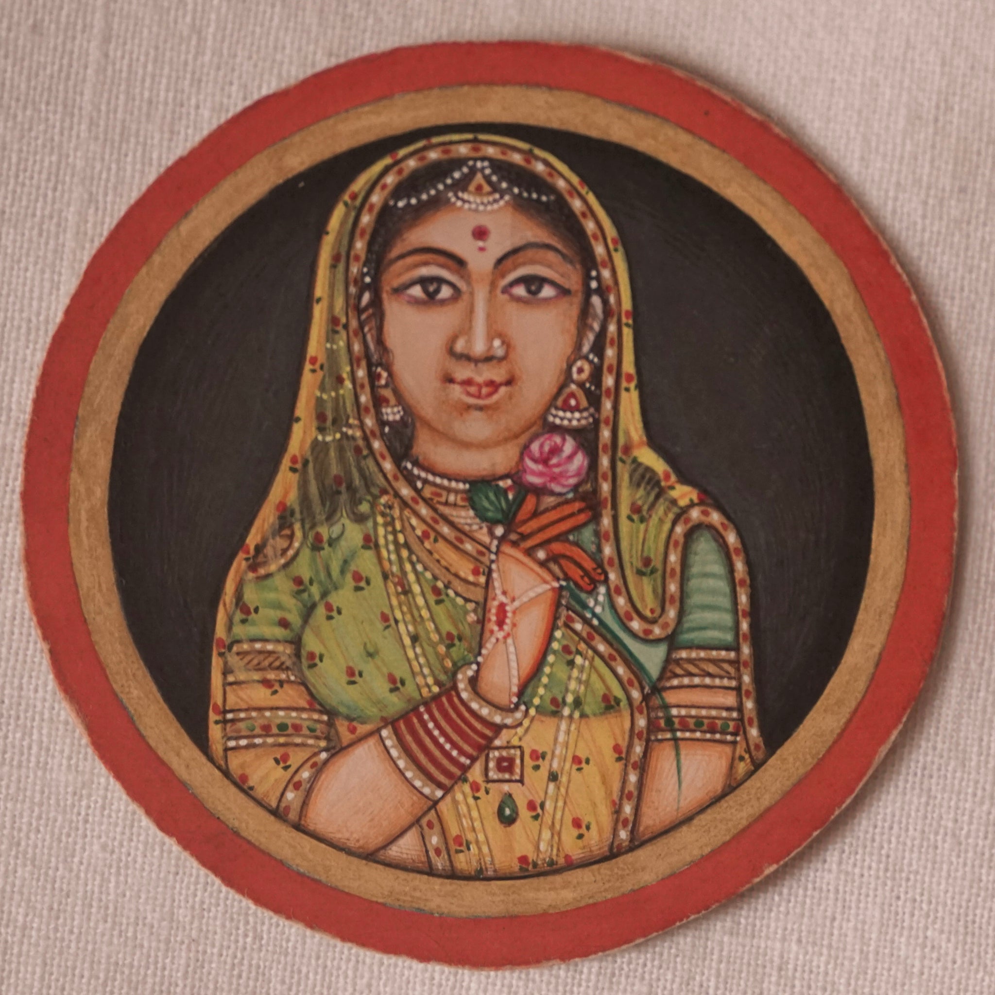 Female Portrait with a flower