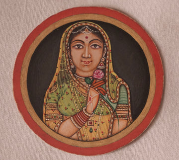 Female Portrait with a flower
