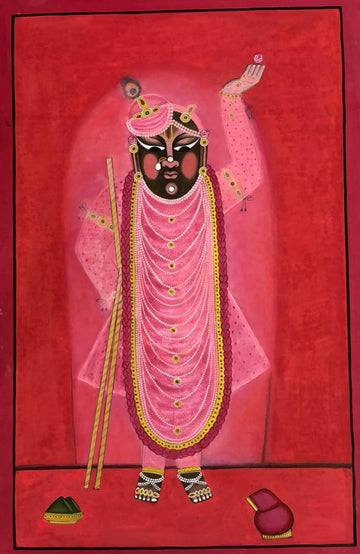 Krishna in Pink