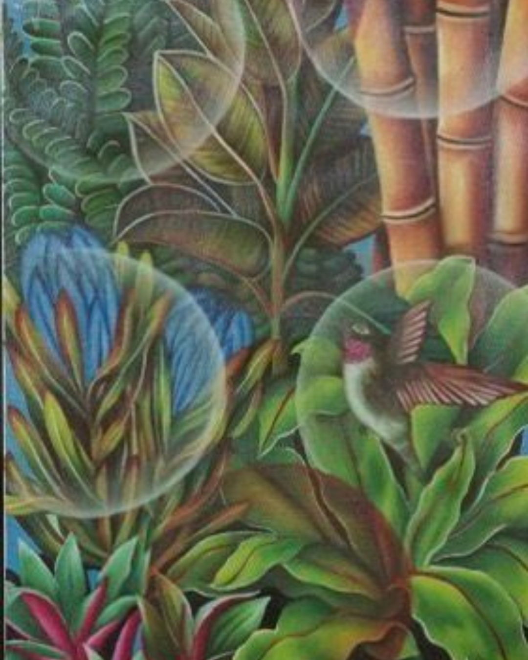 Wings of Nature – Hummingbird & Butterfly Painting