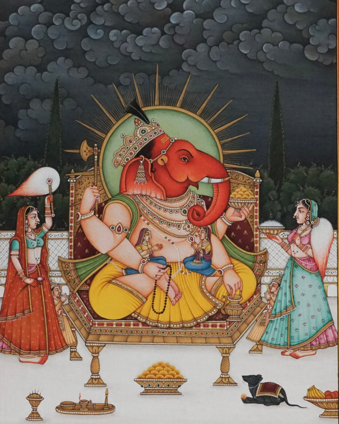 Ganeshji With Riddhi Siddhi