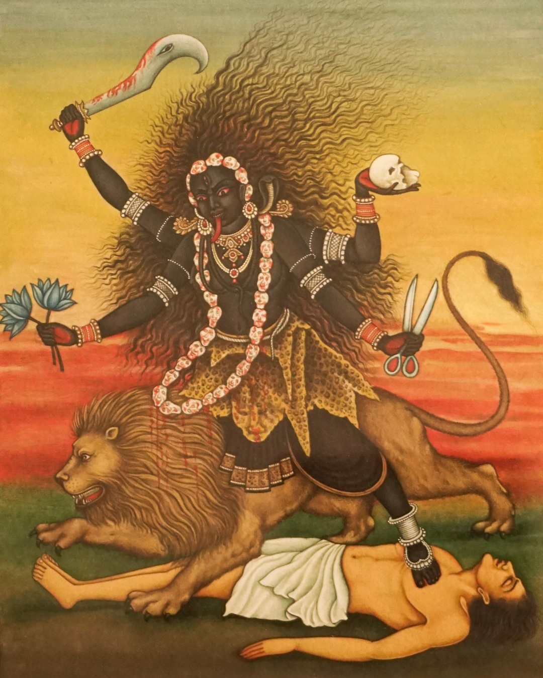 Kali- calendar style of art